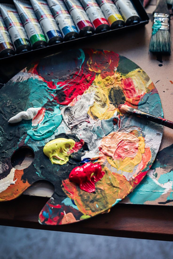 fall in love with acryl painting