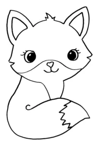 Ausmalbild Fuchs