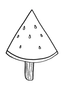 Ausmalbild Meloneneis