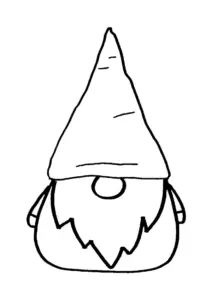 Ausmalbild Weihnachtswichtel